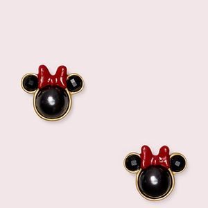 Kate Spade x Disney Minnie Mouse Stud Earrings NWT